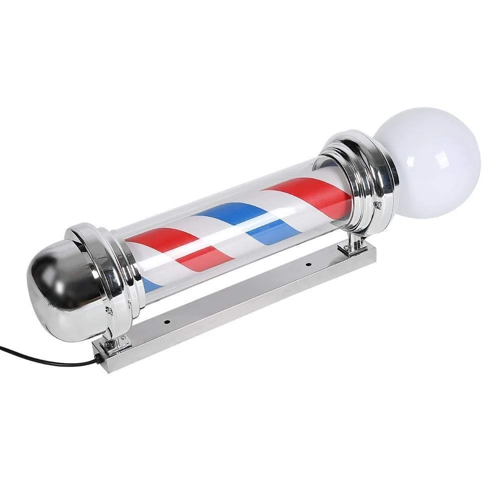 Langlebige Solar-Laternen-Außenleuchten, helle LED-Friseurstange, Friseursalon-Stange-Licht, rot-blaue Friseursalon-Stange, rotierendes Beleuchtungslicht, Friseursalon-Ladenschild, Wandlampe for den A