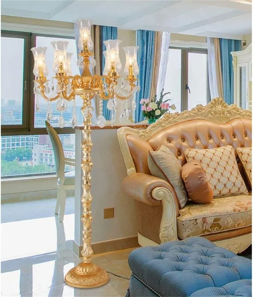 Dimmbare Stehlampe Stehlampe Glas Lampenschirm Stehende Stehleuchte Für Wohnzimmer Stehlampe Lustre Stehlampe