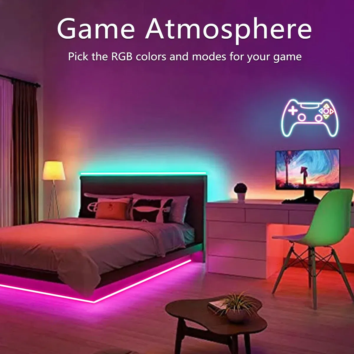 15m/50Ft LED Neon Seillichter, Steuerung mit App/Fernbedienung, Musik Sync, Flexibles LED Seillicht, Mehrere Modi, IP65 Outdoor RGB Neonlichter Wasserdicht