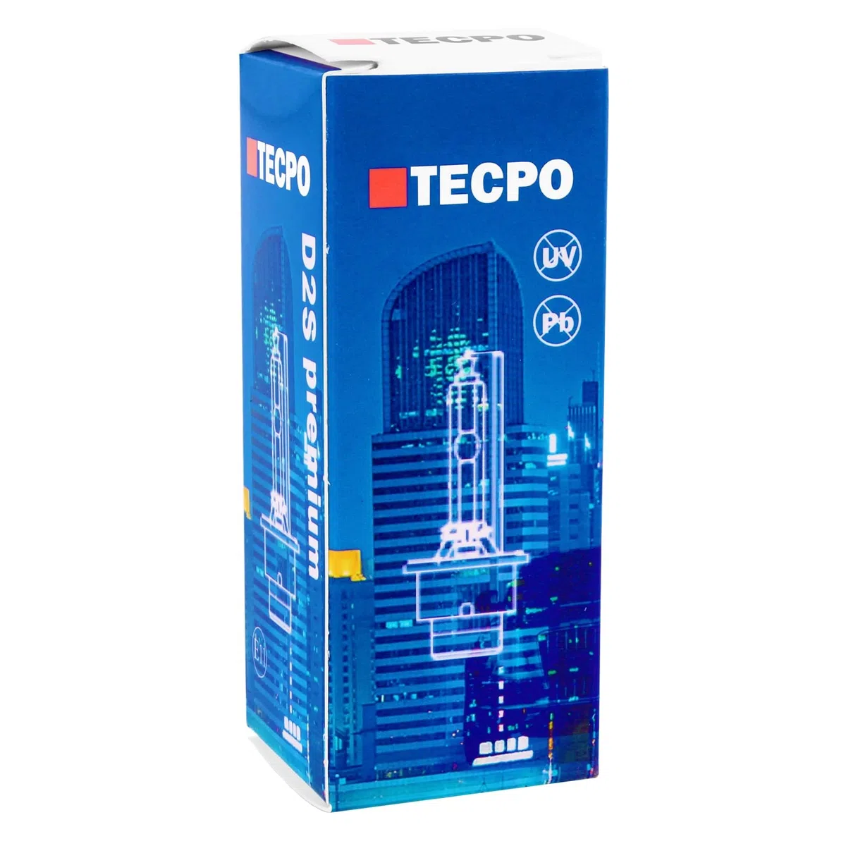 TECPO 2X D2S Xenon Brenner Premium 12V-35W 4300K KALTWEIß Scheinwerfer-Lampe FERNLICHT ABBLENDLICHT P32d-2 E11