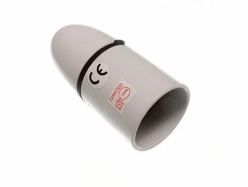 200 X Cord Grip Lampenfassung Bajonett Cap Anhänger T2 Heat Resistant 13mm