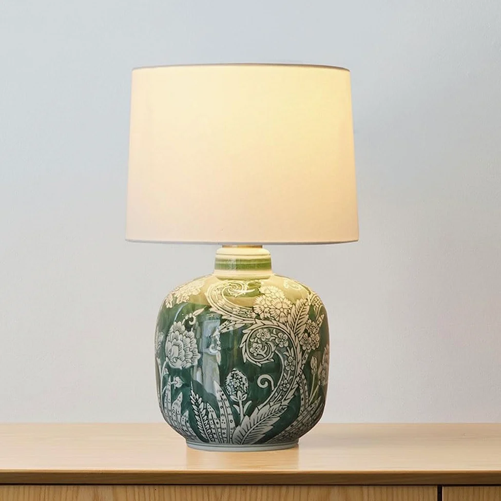 Nachttischlampe Schlafzimmer Kleine Schreibtisch Lampe Nacht Künstlerische Wohnzimmer Keramik Schlafzimmerlampen