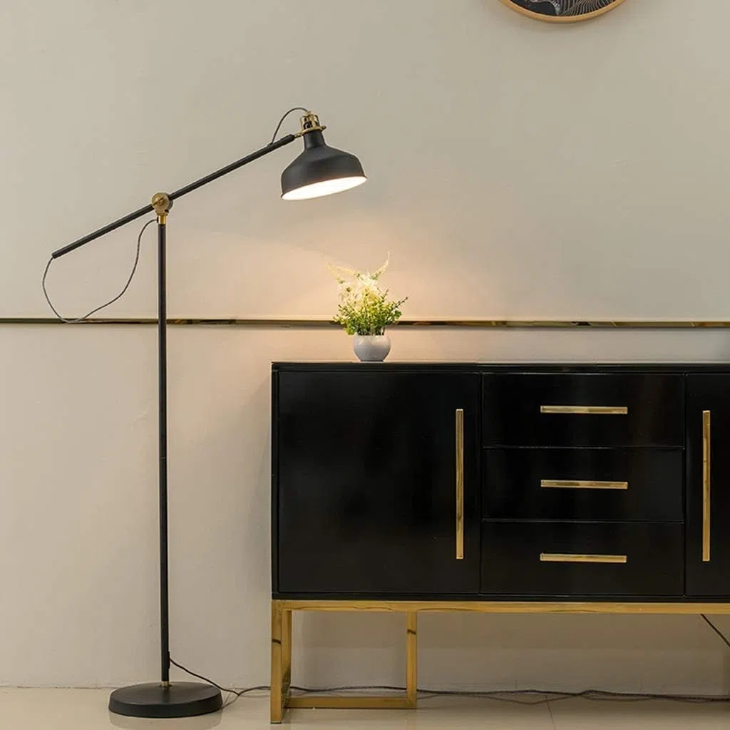 Hohe Stehlampe, verstellbare Stehlampe mit langem Arm, nordische kreative Stehlampe aus Eisen, Stehlampen, Stehlampe für Wohnzimmer, Schlafzimmer, hohe Stangenlampe