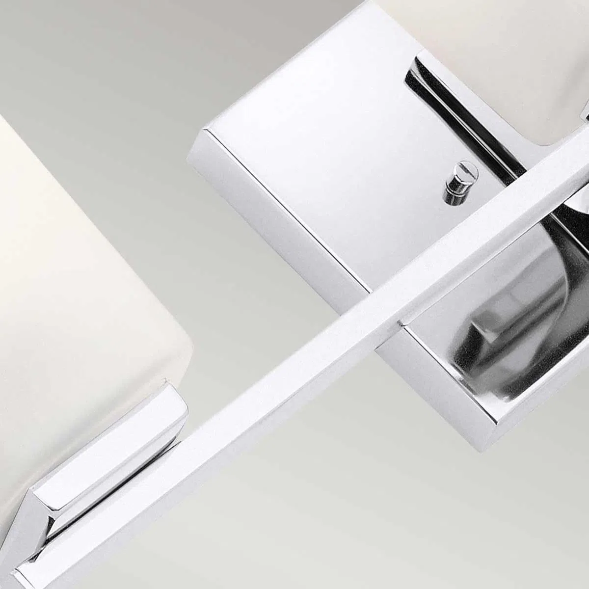 Spiegelleuchte LED G9 58,4 cm breit IP44 Chrom Weiß 3-flammig länglich warmweißes Licht 3000 K Wandlampe Badezimmer Badlampe Wand