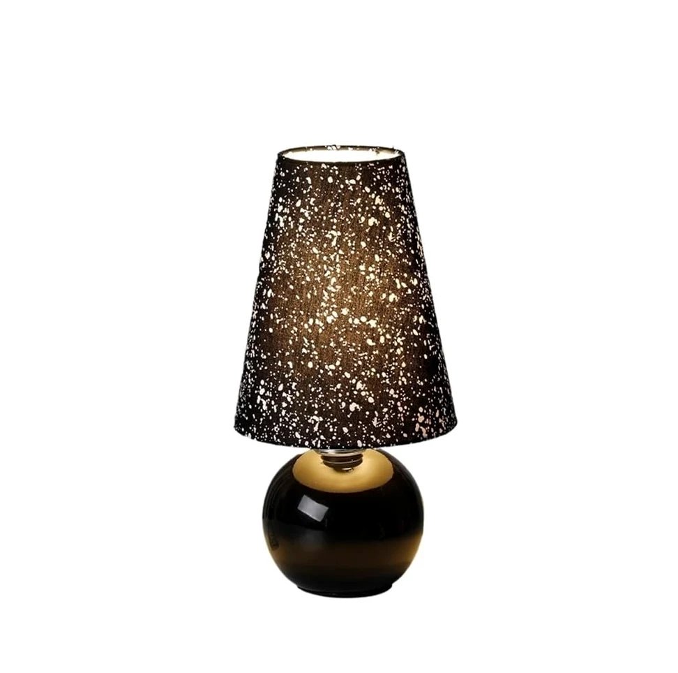 Nachttischlampe Retro Tischlampe Schlafzimmer Keramik Nachttischlampe Stoff Nachtlicht Schlafzimmerlampen