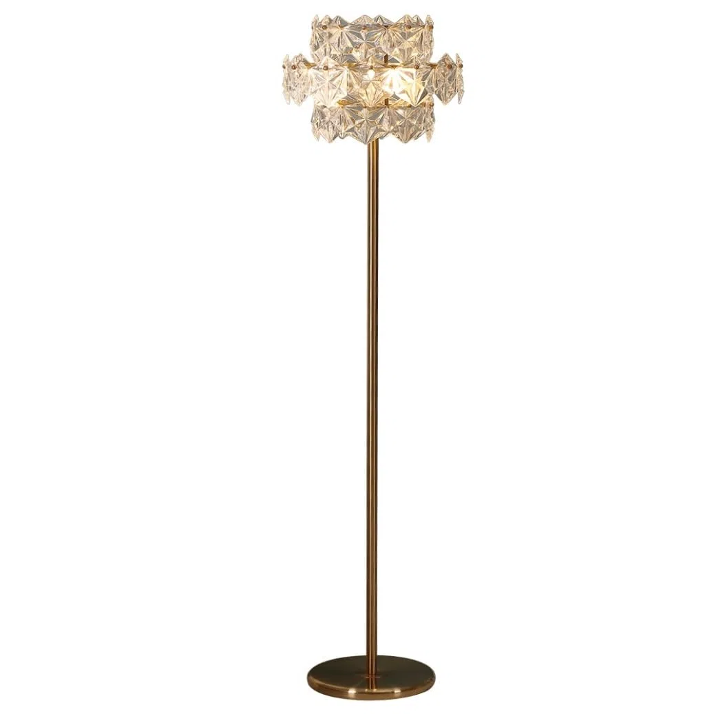 Dimmbare Stehlampe Moderne hohe Stehlampe aus Metall Stehlampe für Wohnzimmer und Schlafzimmer Lampenschirm aus Glas Hohe Stangenlampe Stehlampe