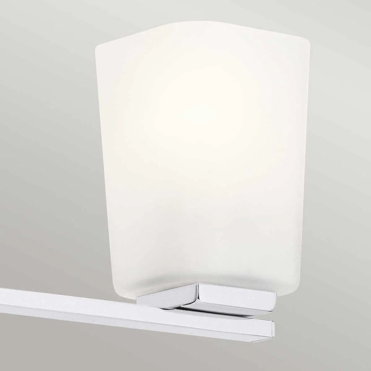 Spiegelleuchte LED G9 58,4 cm breit IP44 Chrom Weiß 3-flammig länglich warmweißes Licht 3000 K Wandlampe Badezimmer Badlampe Wand