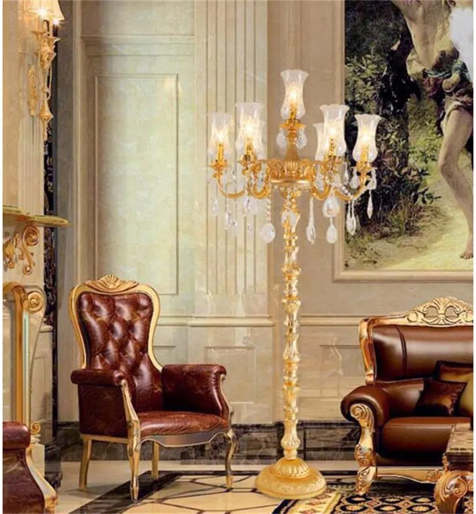 Dimmbare Stehlampe Stehlampe Glas Lampenschirm Stehende Stehleuchte Für Wohnzimmer Stehlampe Lustre Stehlampe
